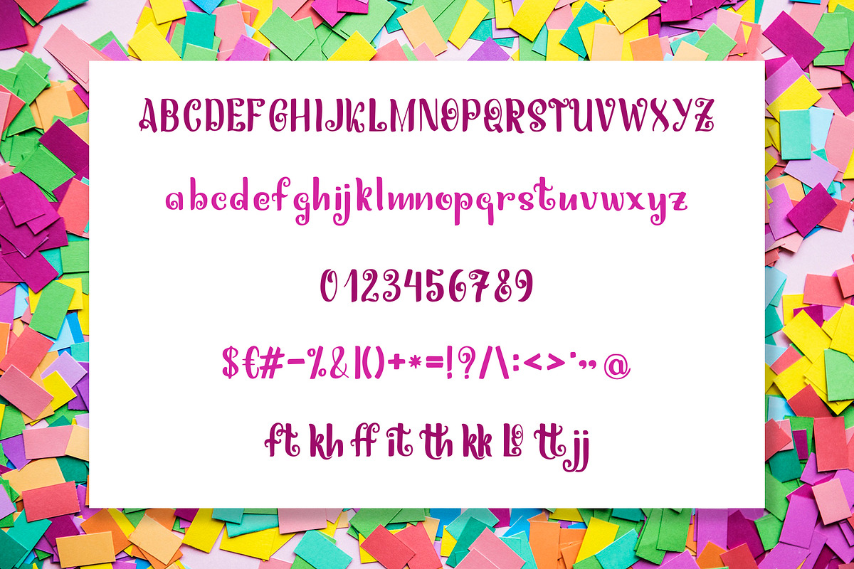 Miguelito - Hand Drawn Font preview 2