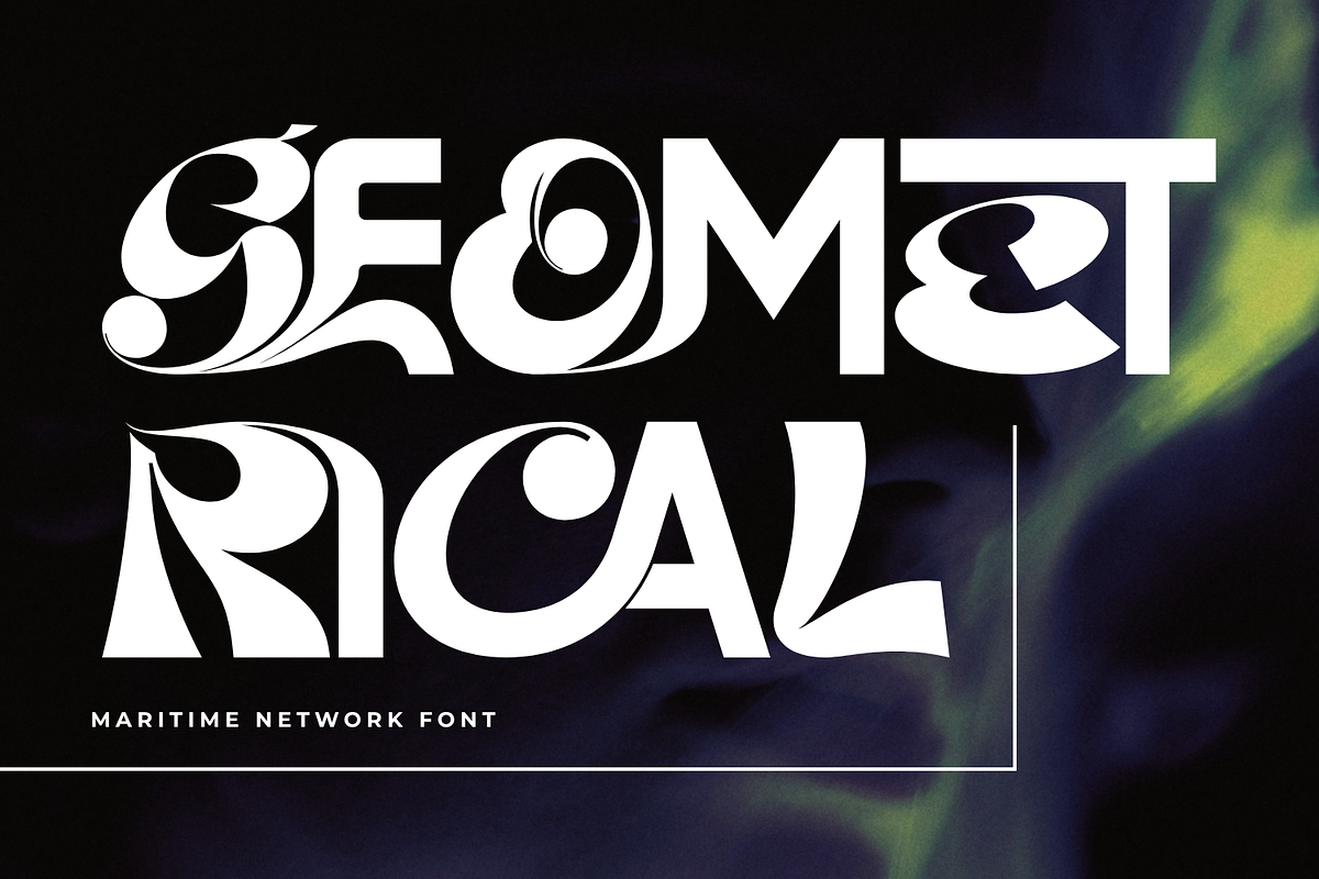 Maritime Network - Psychedelic Font, a Sans Serif Font by 177Studio (Photo 4 of 8)