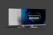 Desktop Monitor Screen Mockup, a Wearable Device Mockup by Onezero (Thumbnail 2 of 7)