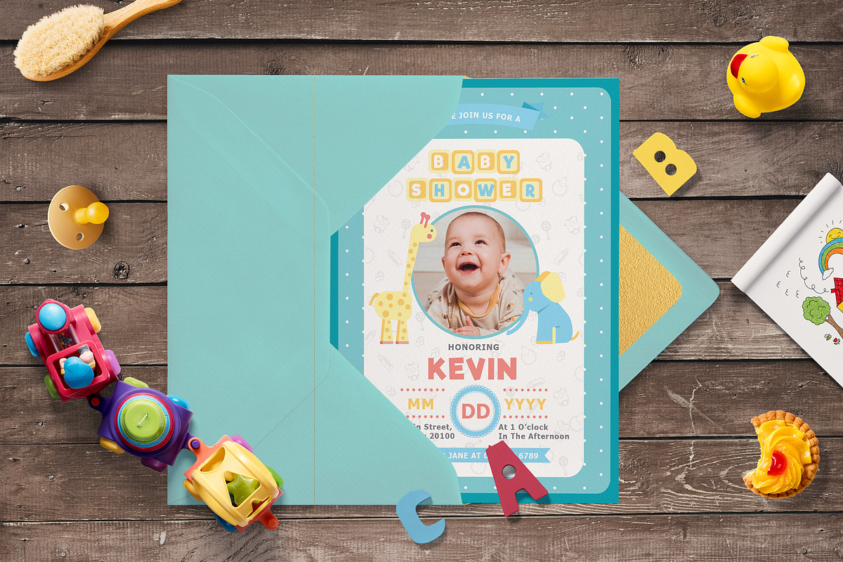 BABY SHOWER INVITATION, an Invitation Template by Totem Invitation House (Photo 3 of 6)