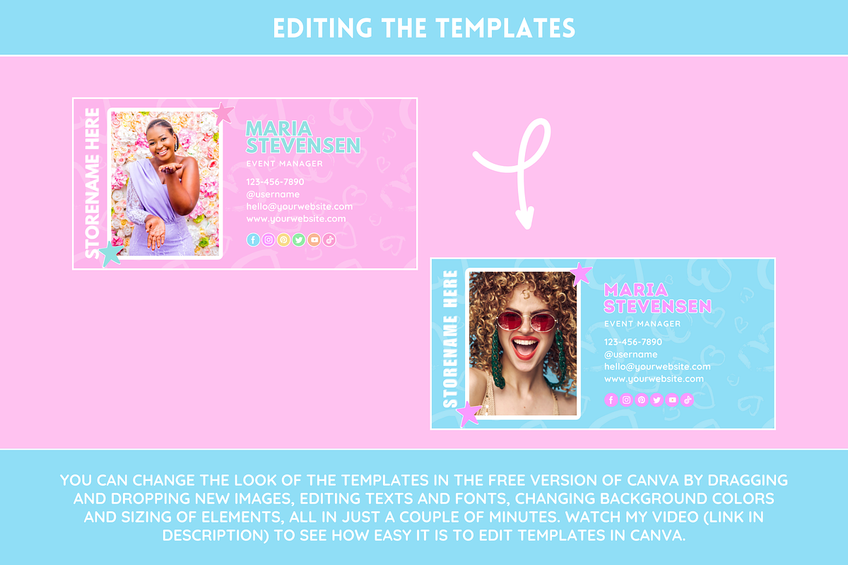 Bright Email Signature Templates, an Email Template by SunshineStudioBoutique (Photo 6 of 9)