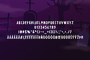 Creepy Night Typeface, a Script Font by Seemly Fonts (Thumbnail 5 of 5)