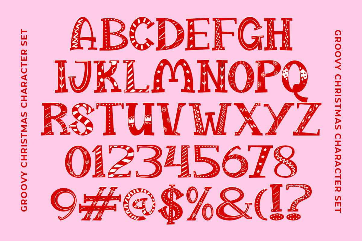 Christmas - Playful Christmas Font, a Handwritten Font by GroovyFontCo (Photo 7 of 7)