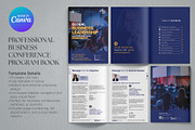 Professional Conference Program Book, a Brochure Template by Oshin Design (Thumbnail 1 of 8)