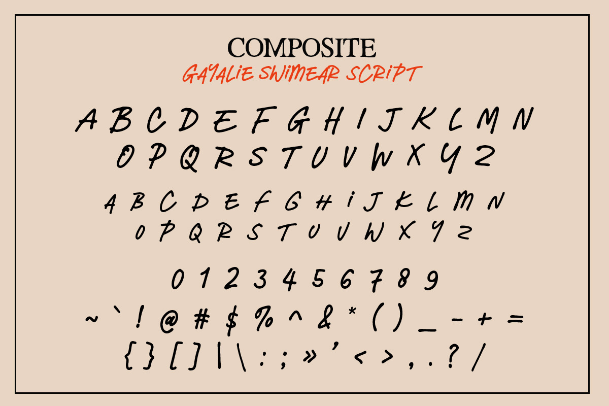 Gayalie Swimwear - Font Duo, a Serif Font by Afkari Studio (Photo 5 of 10)