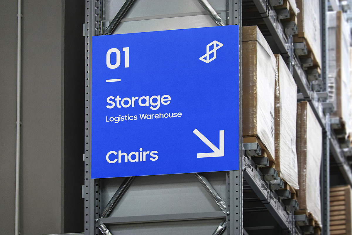 Logo Mockup Logistic Sign, a Product Mockup by Asylab (Photo 2 of 5)