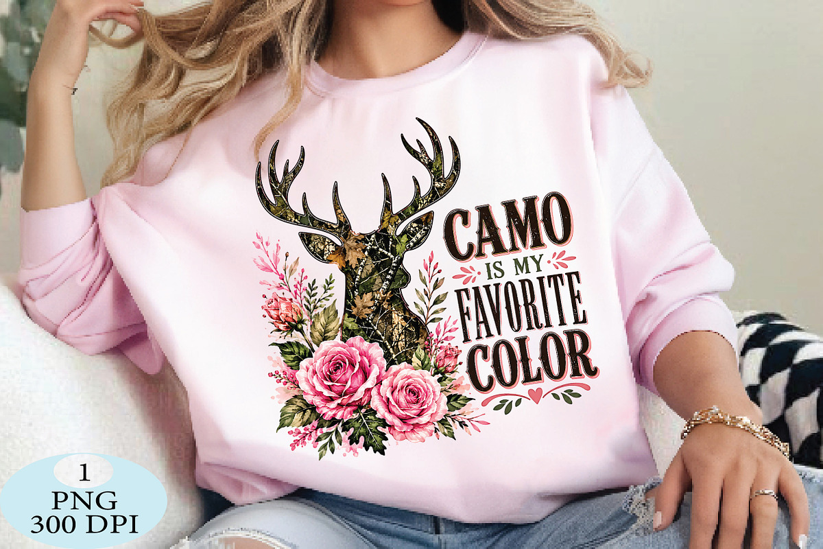 Camo Is My Favorite Color PNG, a Seasonal Illustration by Daily.Designs (Photo 3 of 5)