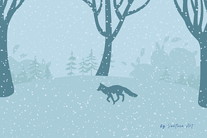 Snowfall Adobe Illustrator Brushes