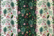 Watercolor  Christmas collection, an Illustration by martynmarin (Thumbnail 4 of 7)