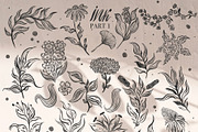 Flower ink hand drawn illustration, a Decorative Illustration by Moonflora (Thumbnail 4 of 11)