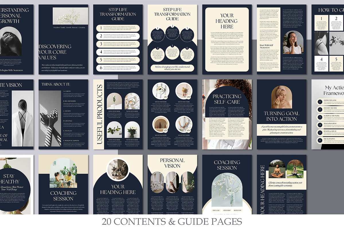Life Coach Ebook Template | Canva, a Brochure Template by ArtisticLand (Photo 7 of 14)