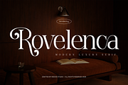 Rovelenca Modern Luxury Serif Font, a Serif Font by Vadovastd (Thumbnail 1 of 11)