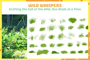 Grass Vegetation Nature Brushes, a Brush Add-On by nikiartcorner (Thumbnail 4 of 6)
