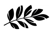 Botanical Leaf Silhouette Bundle, an Illustration by Creativeshirt (Thumbnail 11 of 51)