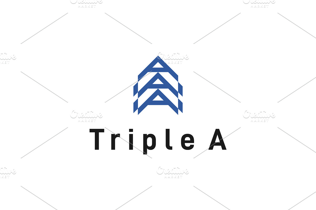 Creative Letter Triple A Logo, a Branding & Logo Template by yanuart
