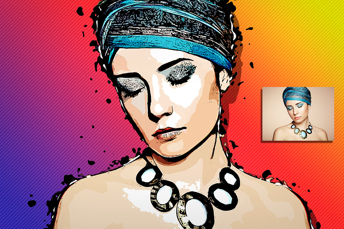 830 Creative Photoshop Action BUNDLE, an Action Add-On by Design Forest (Photo 67 of 133)
