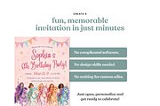 Unicorn Birthday Invitation, an Invitation Template by heynomi (Thumbnail 15 of 19)