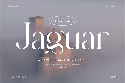 Jaguar Elegant Serif Font Typeface, a Serif Font by Perfectype
