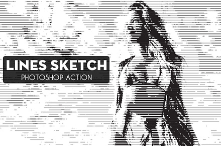 Sketch Photoshop Action, an Action Add-On by resumetemplathttps://d3es