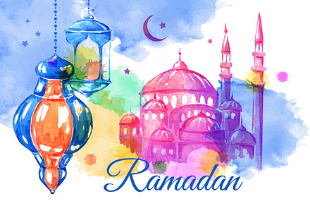 Ramadan. Banners and cards