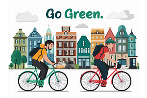 Go Green: Eco-Friendly Urban Cycling