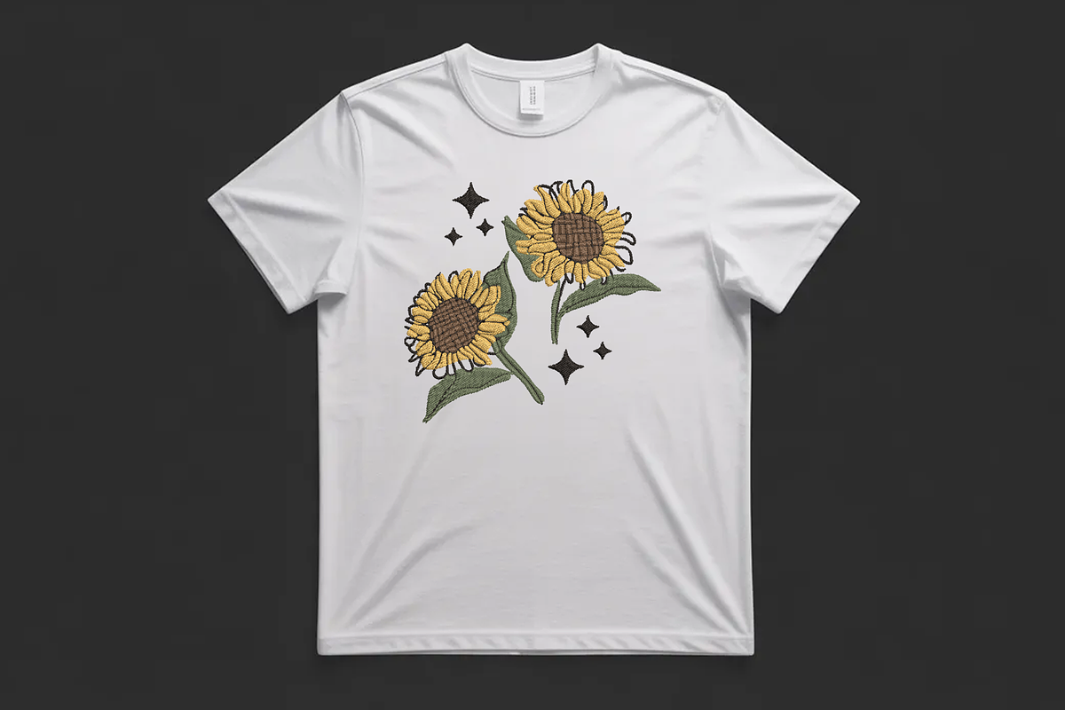 Sunflowers & Sparkles Embroidery, an Illustration by Purpose Ekbal (Photo 2 of 3)