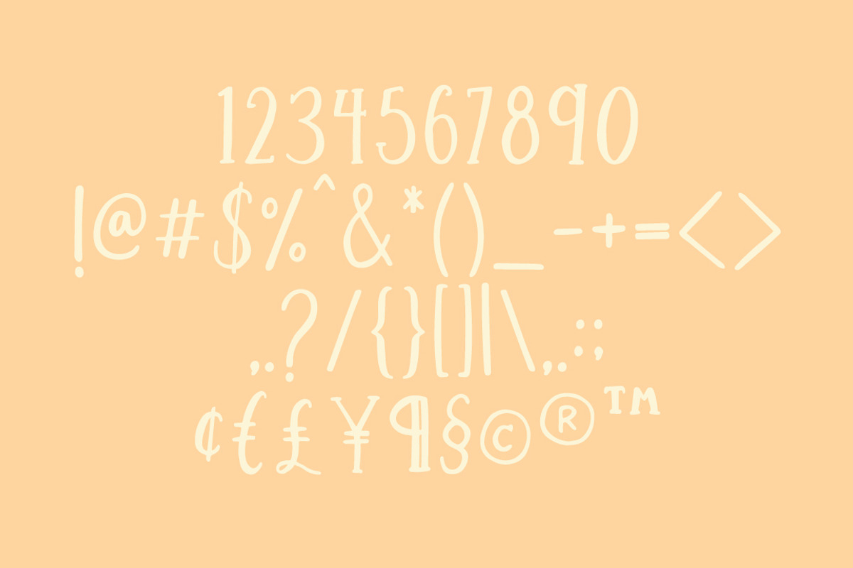 Streusel Kuchen Handwritten Serif, a Serif Font by Kellie Jayne Studio (Photo 9 of 10)