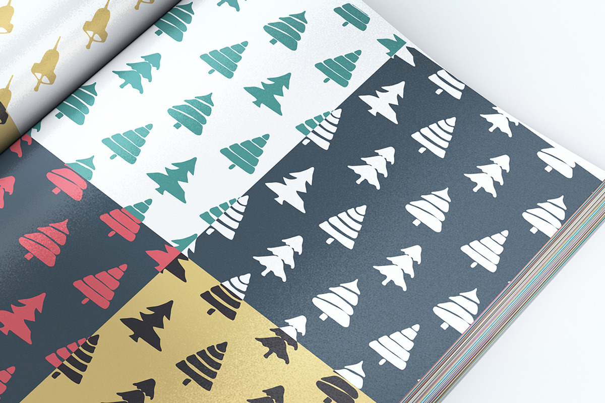 Hand-Drawn Spruce Seamless Patterns, a Pattern Graphic by IRSYART (Photo 9 of 9)