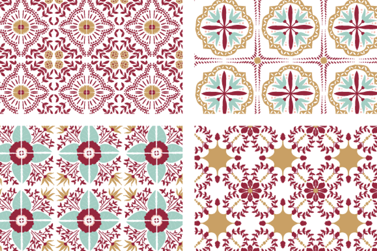 Wedding Florals - Vector Clip Art, a Pattern Graphic by reika (Photo 2 of 2)