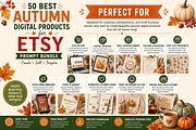Autumn Digital Products & AI Prompts, an Object Graphic by Daffodil Dream Studio (Thumbnail 3 of 3)