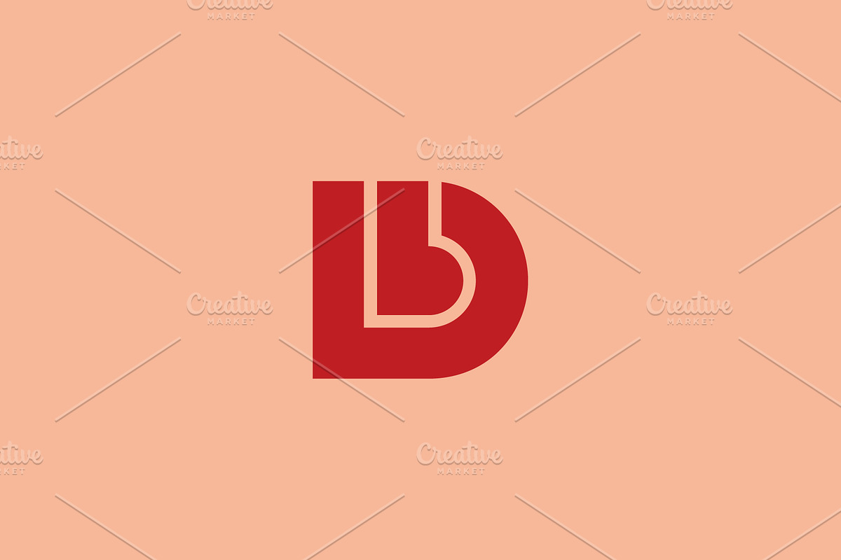 Db or LD letter mark logo design, a Branding & Logo Template by Amadul11 (Photo 1 of 4)