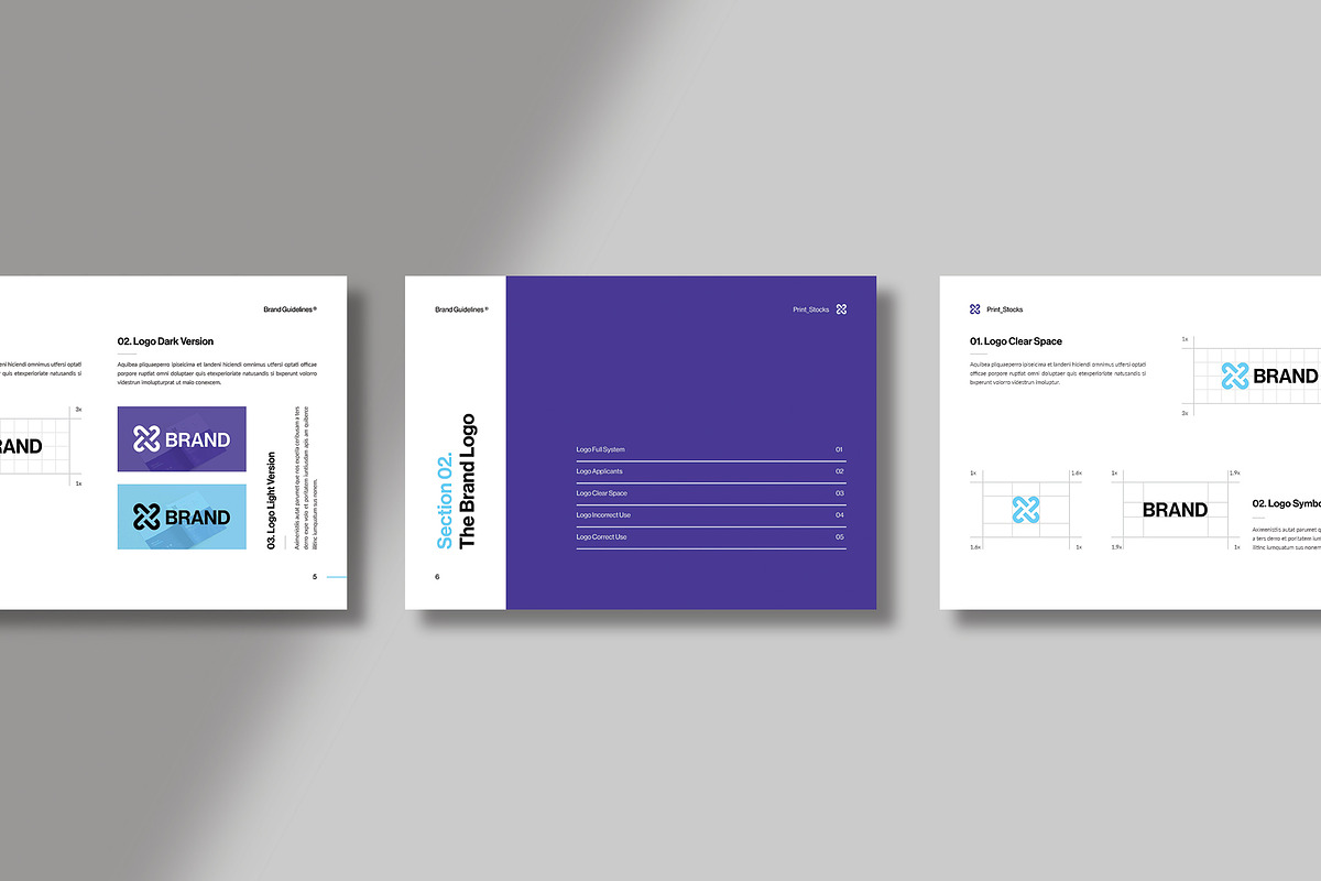 Brand Guideline Template, a Brochure Template by Spark_Creative (Photo 2 of 9)