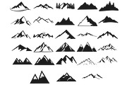 Mountain Range Set 3 Procreate Brush, a Brush Add-On by Disasterology Ink (Thumbnail 7 of 10)