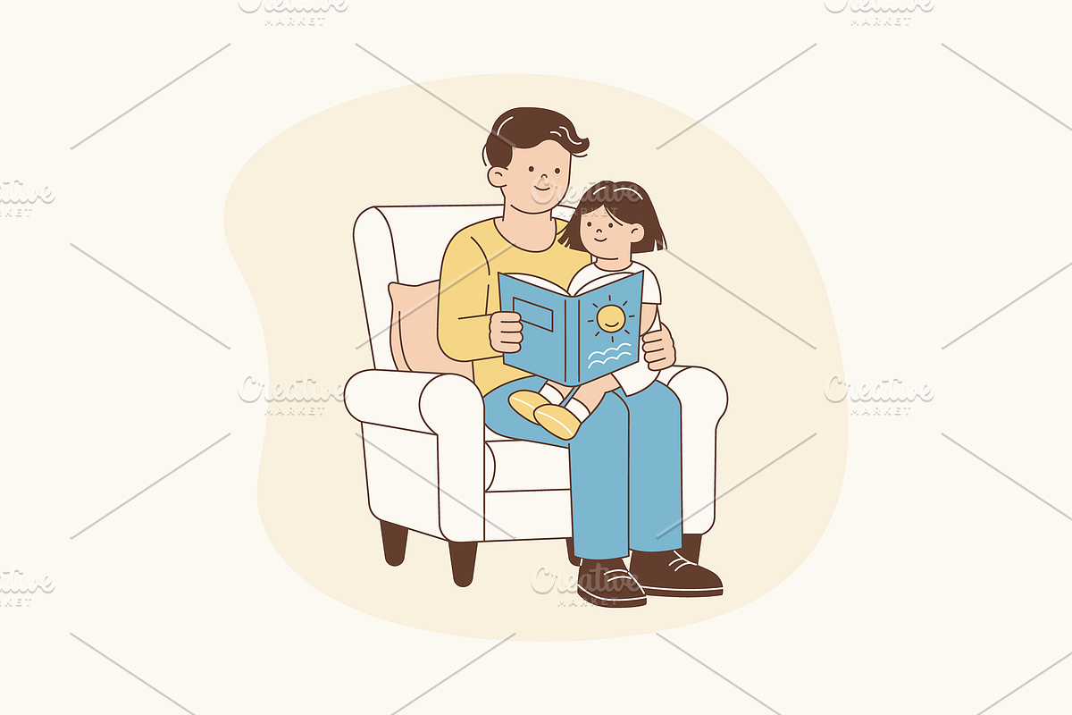 Fatherhood Moments Illustration, an Object Graphic by Jump Studio (Photo 8 of 12)