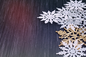 Christmas snowflakes on a wooden background featuring christmas, background