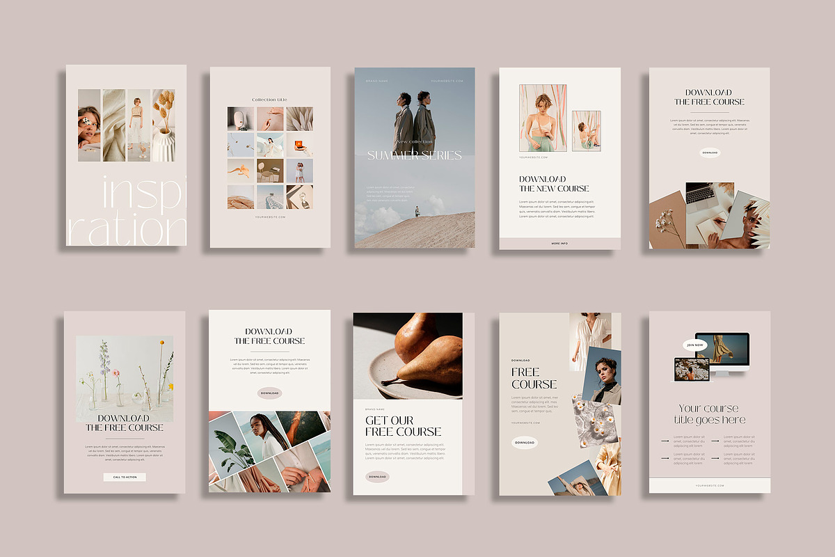 JOY | Pinterest Pin Canva Templates, a Social Media Template by Sierra Creative Studio (Photo 4 of 6)