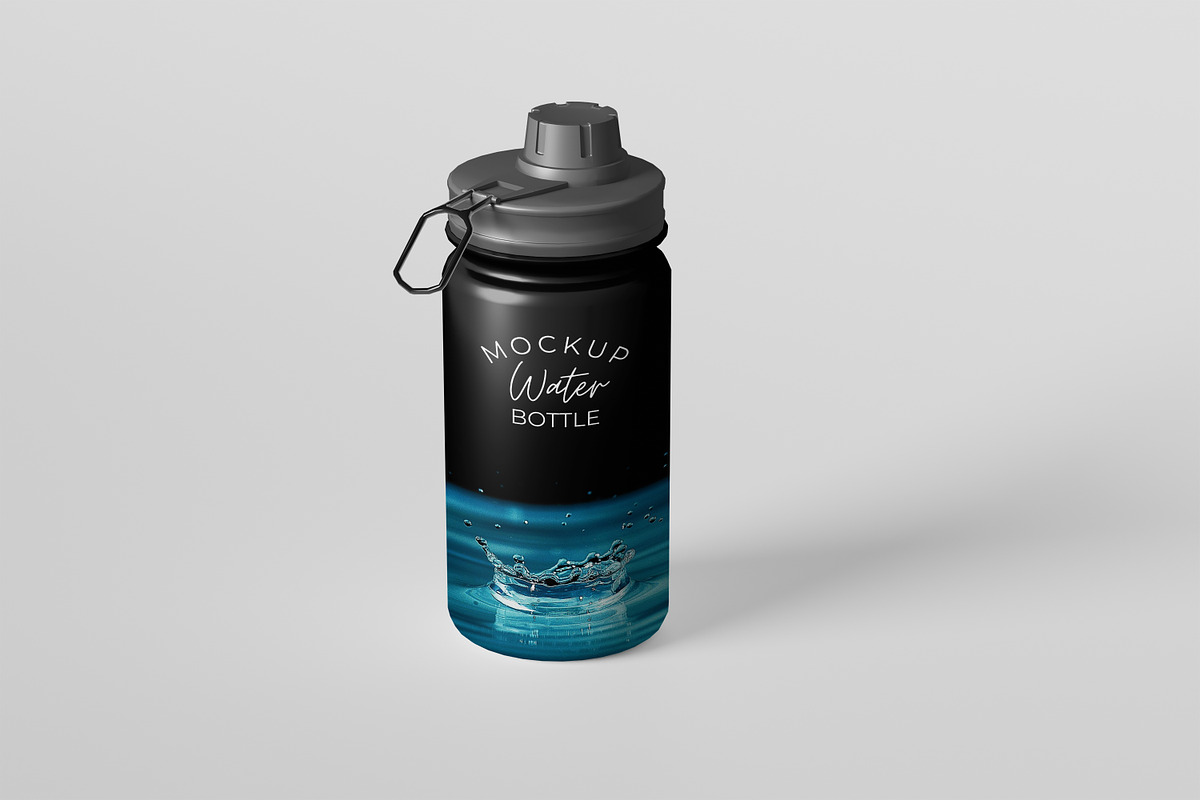 WATER BOTTLE MOCKUP, a Packaging Mockup by kebunmockup (Photo 4 of 5)