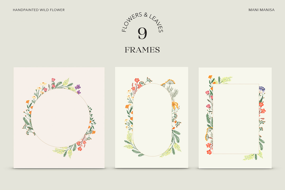 Flowers Bundle - 3 collections, an Illustration by Manimanisa (Photo 6 of 16)
