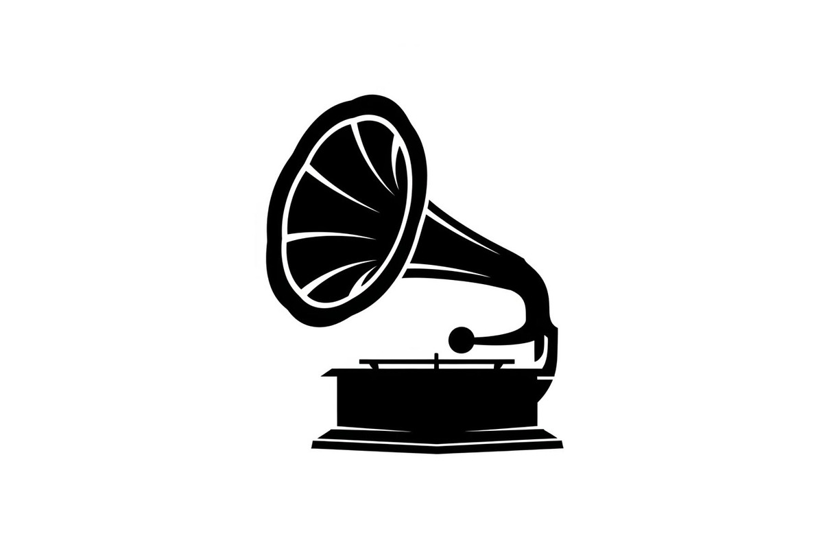 Vintage Gramophone Music Silhouette, a Graphic by Designer_Momina (Photo 5 of 14)