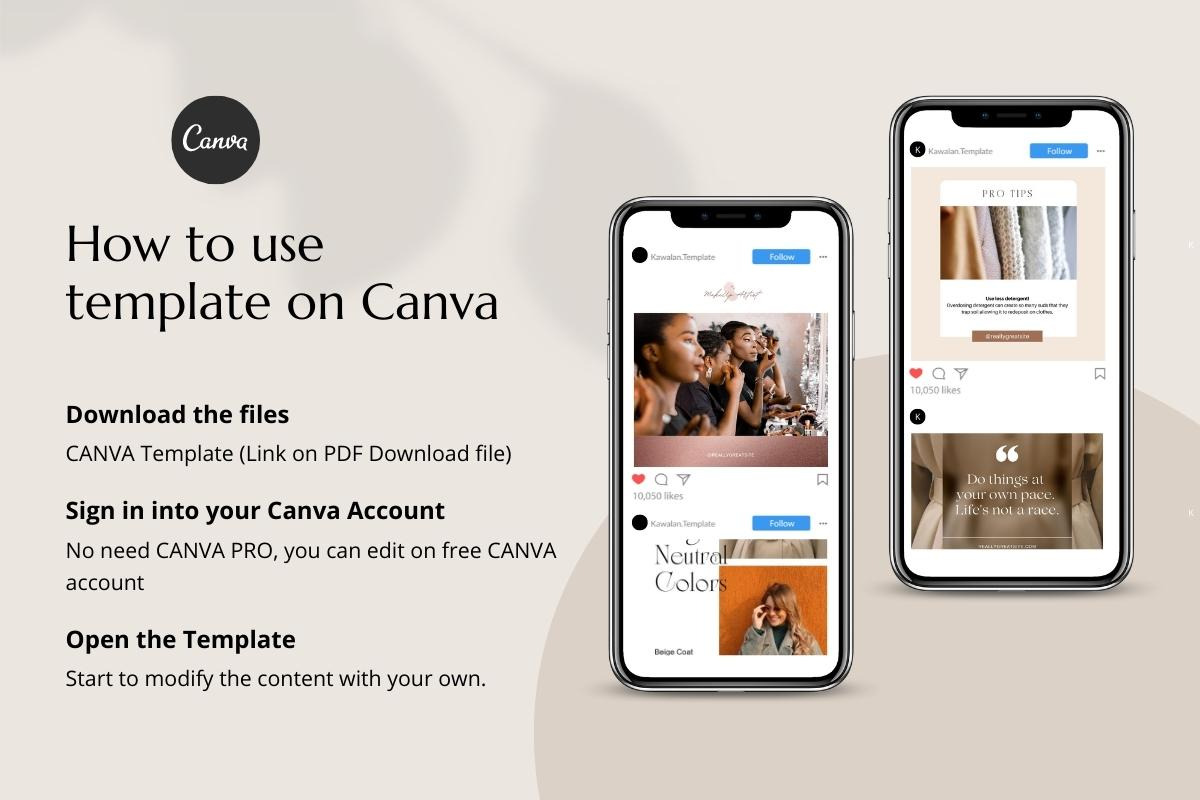 Fashion & Apparel Instagram Template, a Social Media Template by Kawalan Studio (Photo 8 of 12)