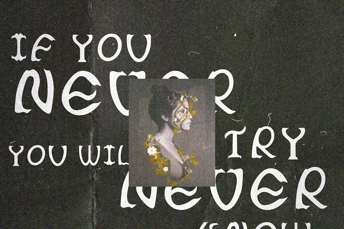 Say hello to Martnouveau Font, a Blackletter Font by bymarreyes (Photo 3 of 4)