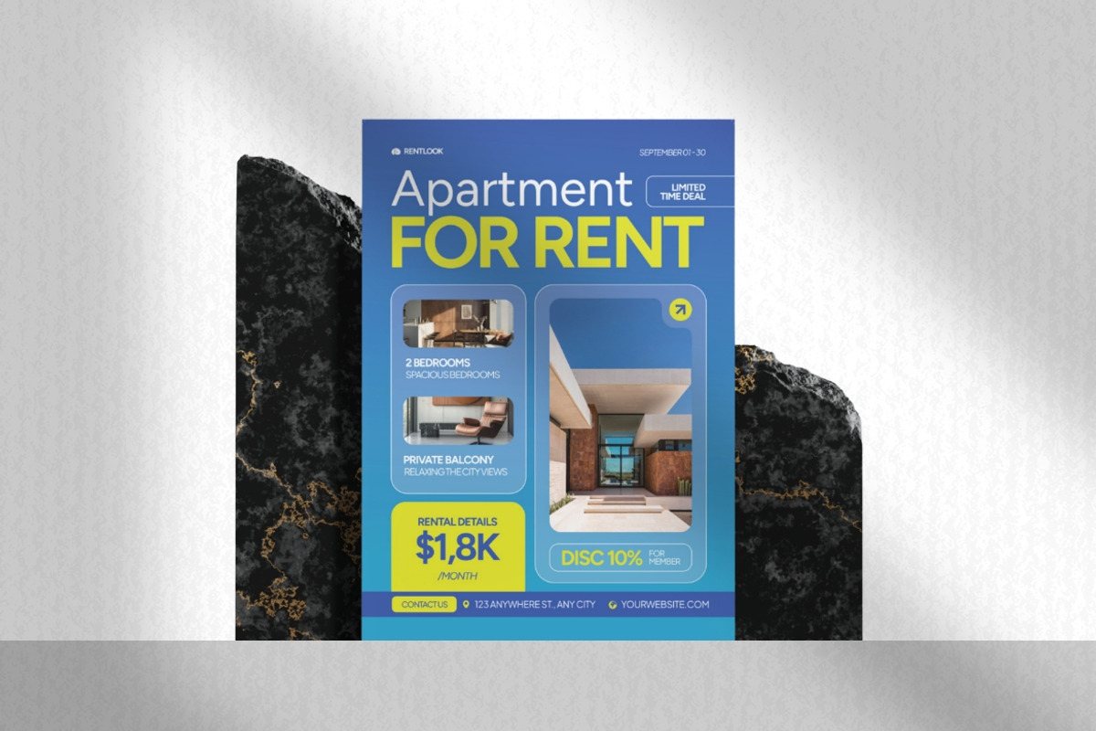 Apartment Property Rental Flyer, a Flyer Template by Antstheme (Photo 2 of 2)