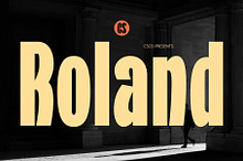 CS Roland – Bold Font