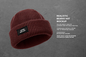 Realistic Hat Mockup Bundle