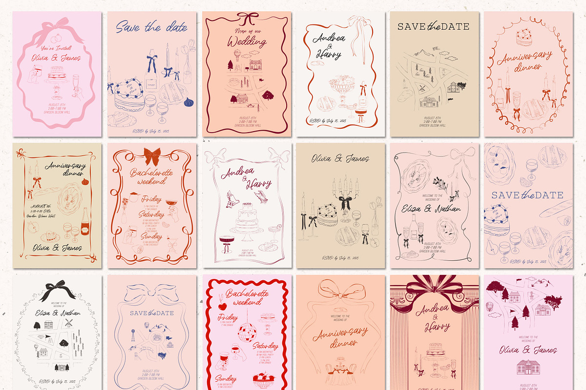 Romantic creator. Whimsical Wedding, a Decorative Illustration by Mio Buono (Photo 3 of 11)