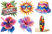 90s Retro Summer Sublimation Clipart, an Illustration by Designworld (Thumbnail 4 of 5)