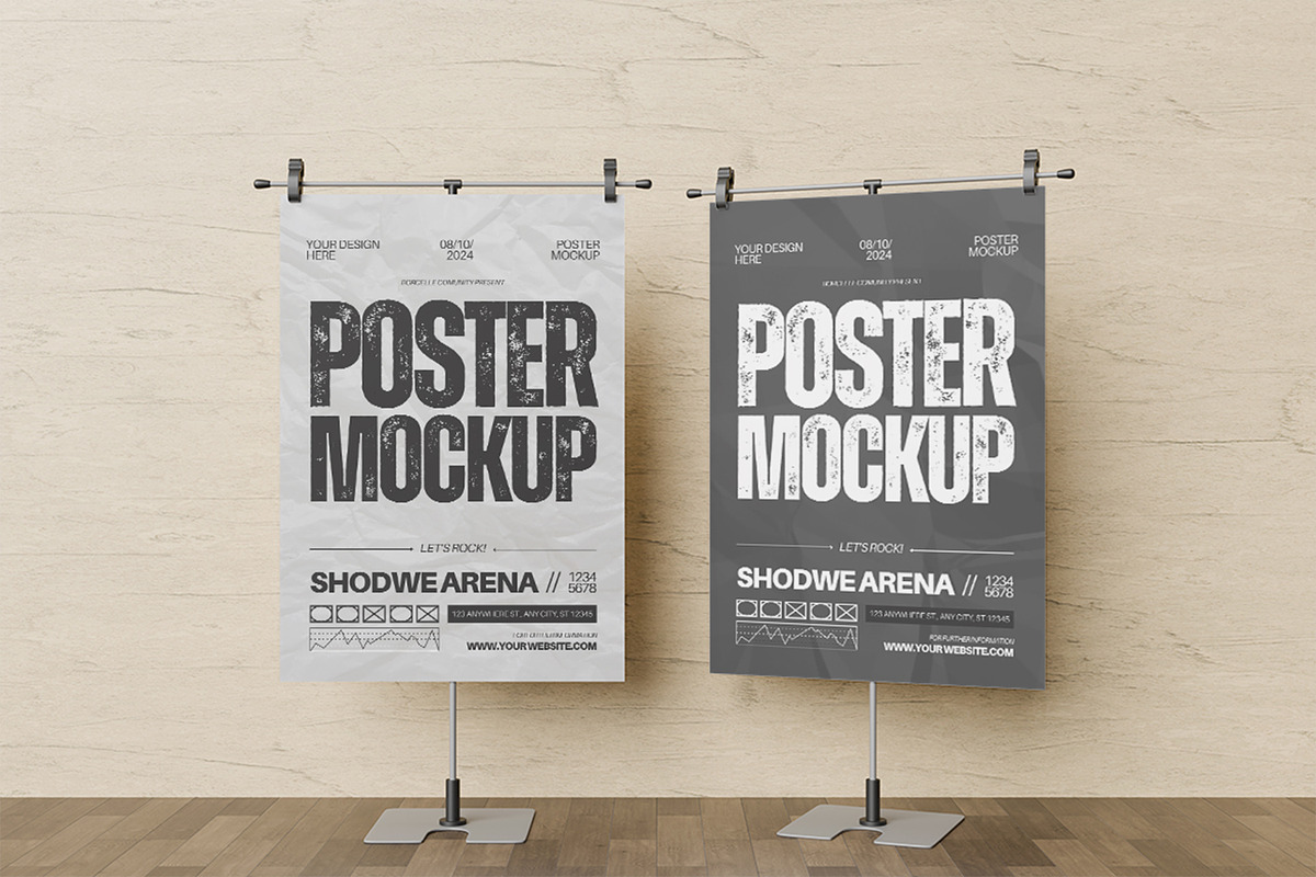 Poster Mockup, an Advertising Mockup by xavier_studio (Photo 5 of 5)