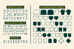 Champion Monograms Font: Baseball 1