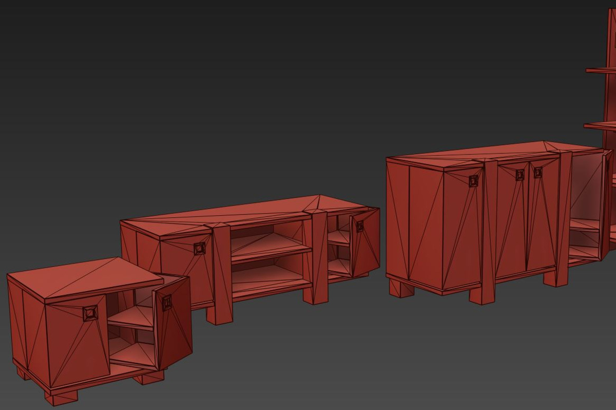 Furniture Set, a Furniture 3D Model by kjpargeterimages (Photo 5 of 5)
