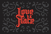 Moustache, a Blackletter Font by NREY (Thumbnail 6 of 7)